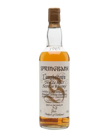 Springbank 1965 29 años Bottled 1990s