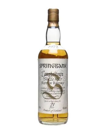 Springbank 1972 21 años