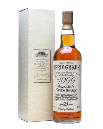 Springbank 20 años Last Bottling