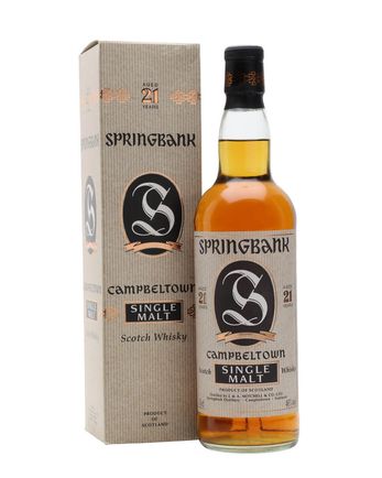 Springbank 21 años Bottled 1990s