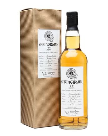 Springbank 22 años Committee Bottling