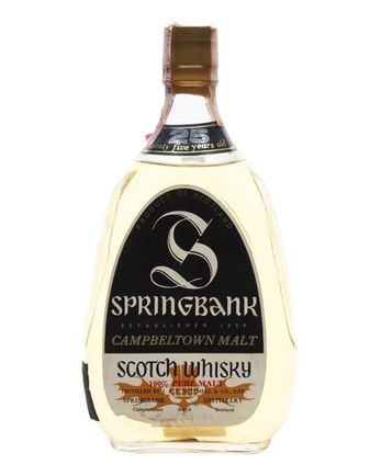 Springbank 25 años Pear Shape Bottle