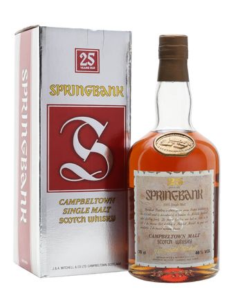 Springbank 25 años Bottled 1980's