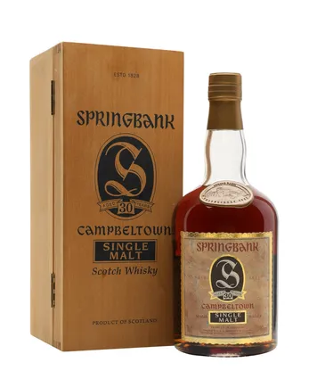 Springbank 30 años Bottled 1990's