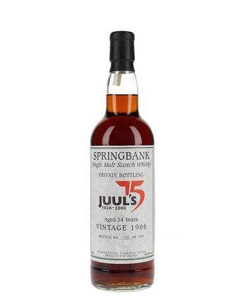 Springbank Juul's 75 34 años
