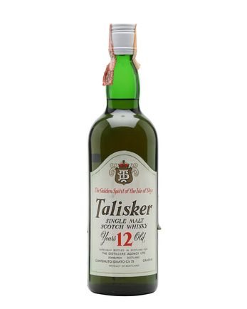 Talisker 12 años Bottled 1970's