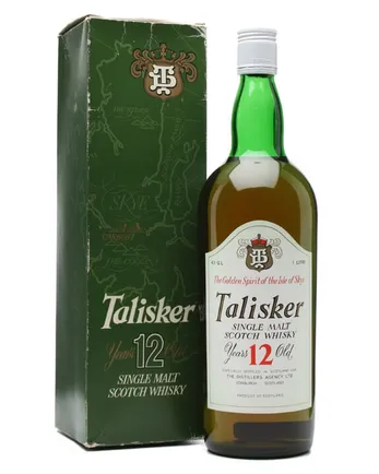 Talisker 12 años Bottled 1980's