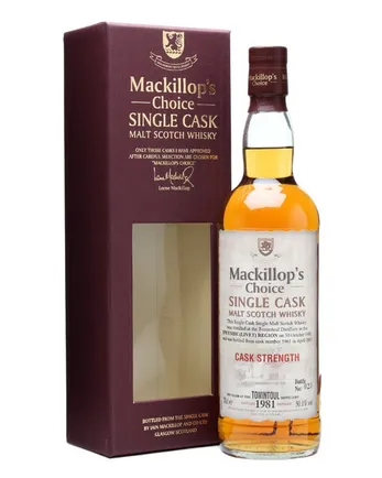 Tomintoul 1981 29 años Cask #5961 Mackillop's