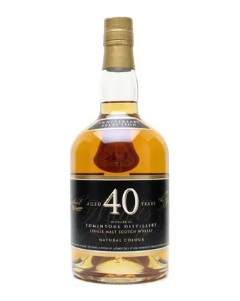 Tomintoul 40 años Speciality Drinks  Anniversary Selection