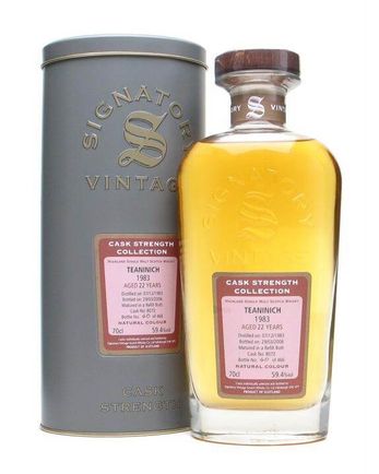 Teaninich 1983 22 años Cask # 8072 Signatory Cask Strength Collection