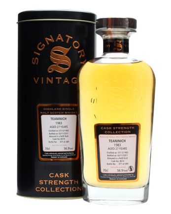Teaninich 1983 27 años Sherry Butt #8074 Signatory Cask Strength Collection
