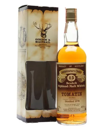 Tomatin 1970 15 años Connoisseurs Choice Gordon & Macphail