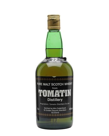 Tomatin 1962 22 años Cadenhead's