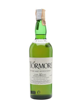 Tormore 10 años Bottled 1980s Green Bottle