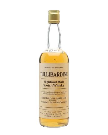 Tullibardine 10 años Bottled 1970s