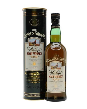 Famous Grouse Vintage 1989 12 años