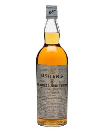 Usher's Old Vatted Glenlivet Bottled 1970s