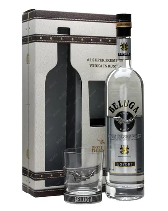 Beluga Vodka and Rocks Glass Pack