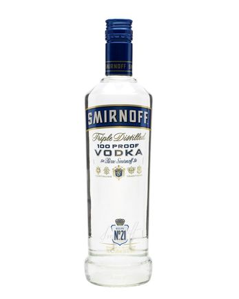 Smirnoff Blue Export Strength Vodka