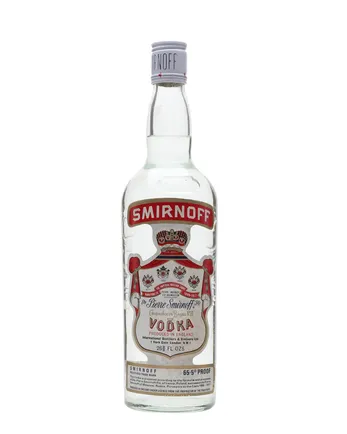 Smirnoff Red Label Bottled 1970s