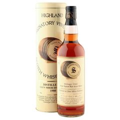 Glen Mhor 1980 20 Year Old, Signatory Vintage 2001 Bottling with Tin