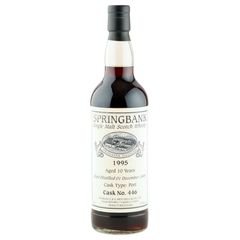 Springbank 1995 10 Year Old, Cask Strength Private Bottling - Port Cask #446